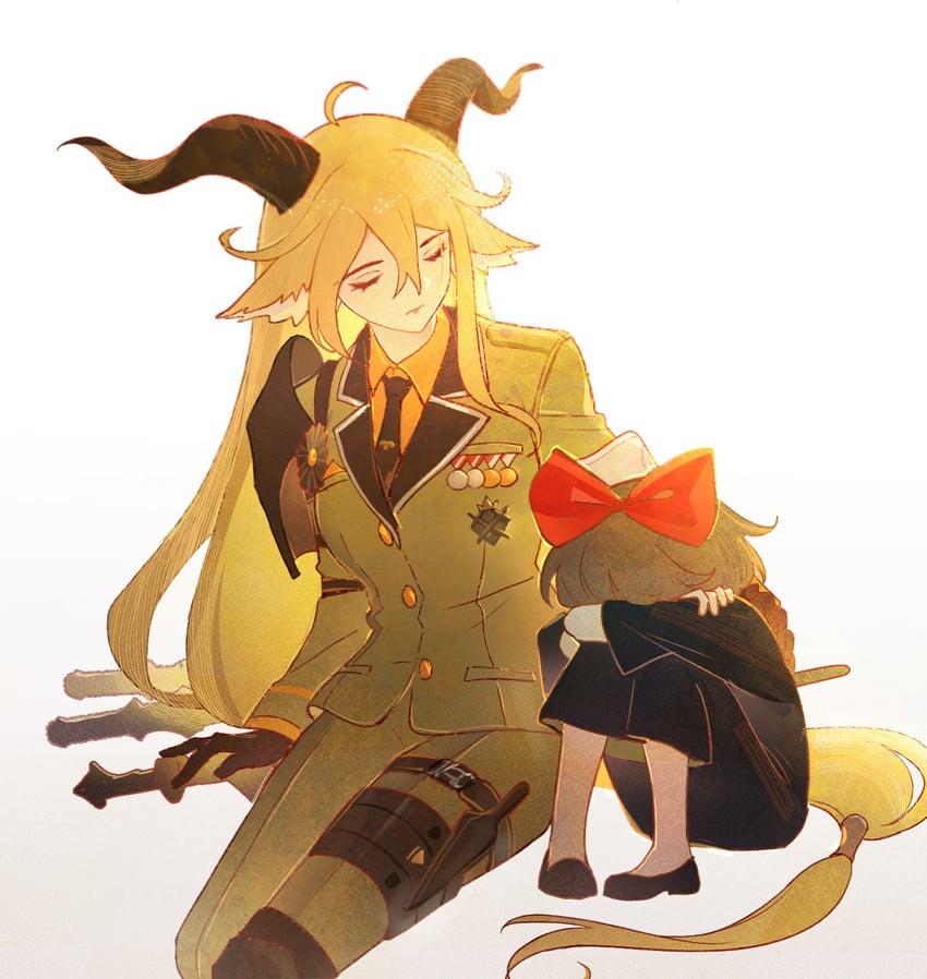 kiki, degenbrecher, and takayama minami (arknights and 1 more) drawn by as-zero