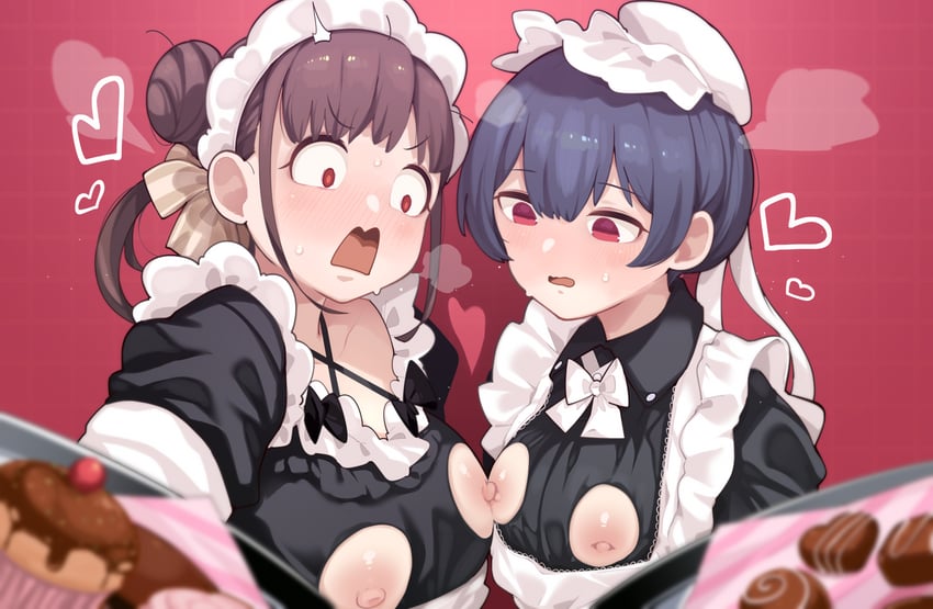 morino rinze and sonoda chiyoko (idolmaster and 1 more) drawn by takato_kurosuke