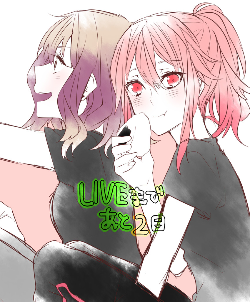 yuzuriha inori and chelly (real life and 2 more) drawn by ariilha12