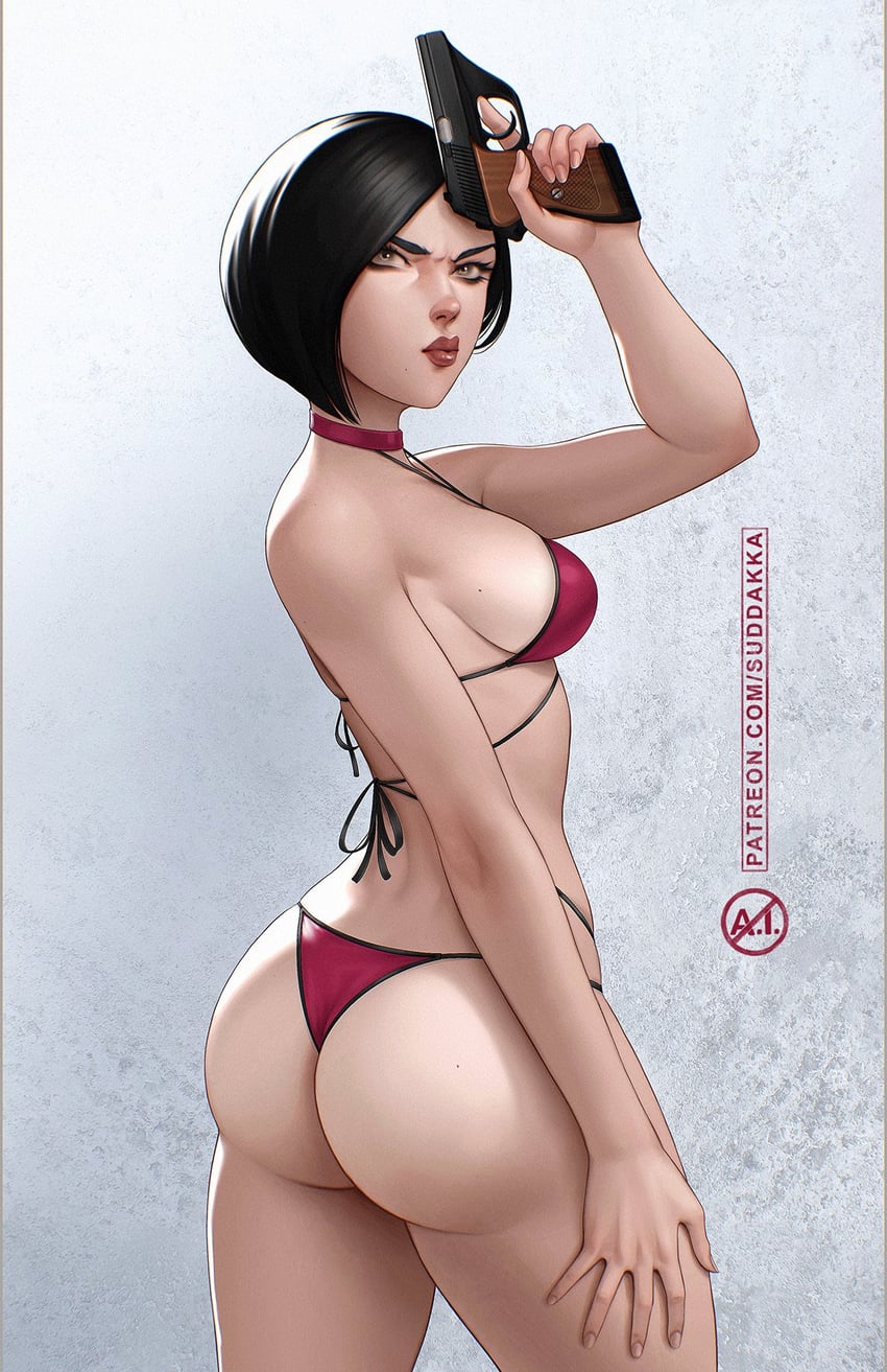 ada wong (resident evil and 1 more) drawn by suddakka