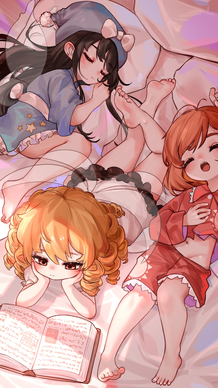 star sapphire, luna child, and sunny milk (touhou) drawn by kourou_(kouroukun)