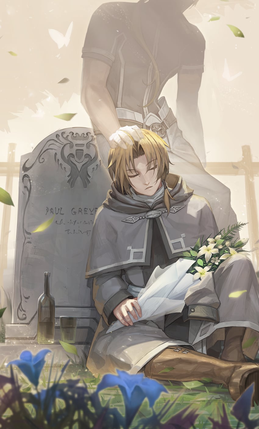 rudeus greyrat and paul greyrat (mushoku tensei) drawn by adpong