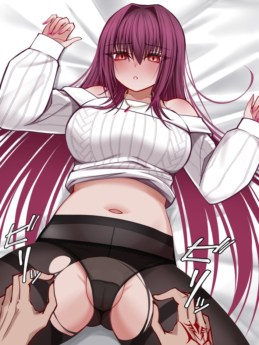 scathach (fate and 1 more) drawn by mcpc_zamurai