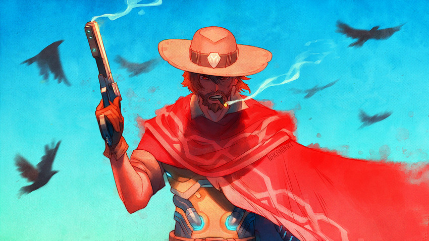 cassidy (overwatch and 1 more) drawn by nana_nakano