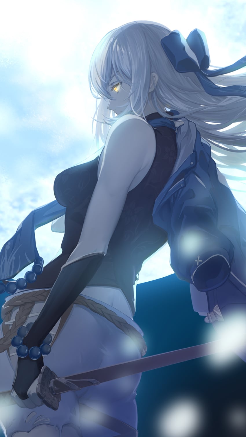 shizuna rem misurugi (eiyuu densetsu and 2 more) drawn by lancefate