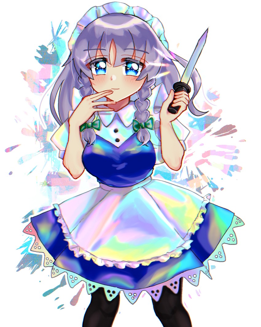 izayoi sakuya (touhou and 1 more) drawn by oiceringi