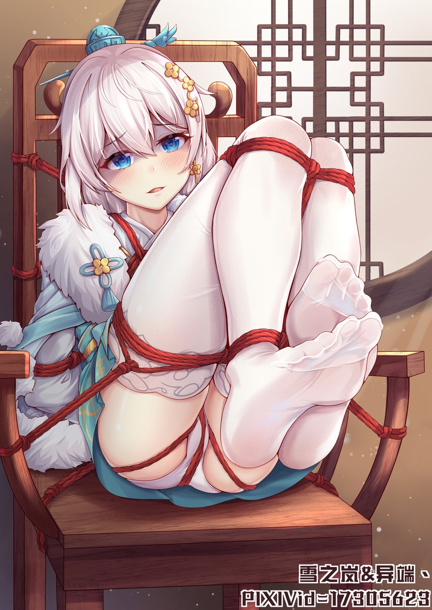 theresa apocalypse and zhuge kongming (honkai and 1 more) drawn by yiduan_zhu