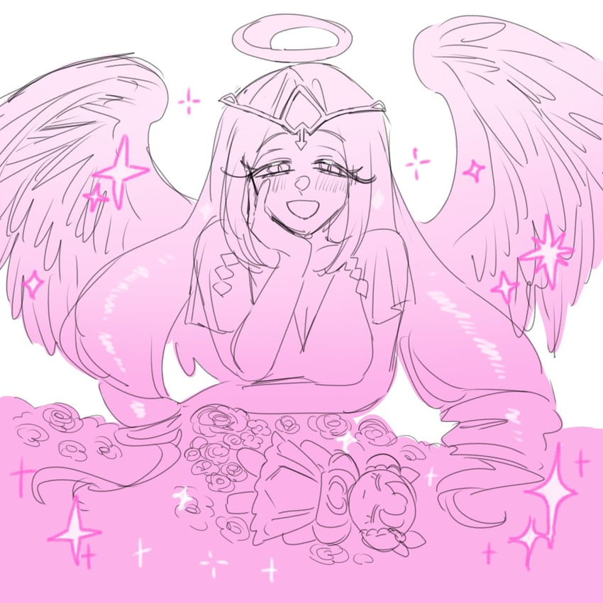eternal sugar cookie and hollyberry cookie (cookie run and 1 more) drawn by uma_uma_choco