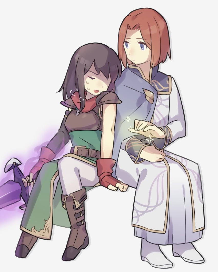 mareeta and saias (fire emblem and 1 more) drawn by haconeri