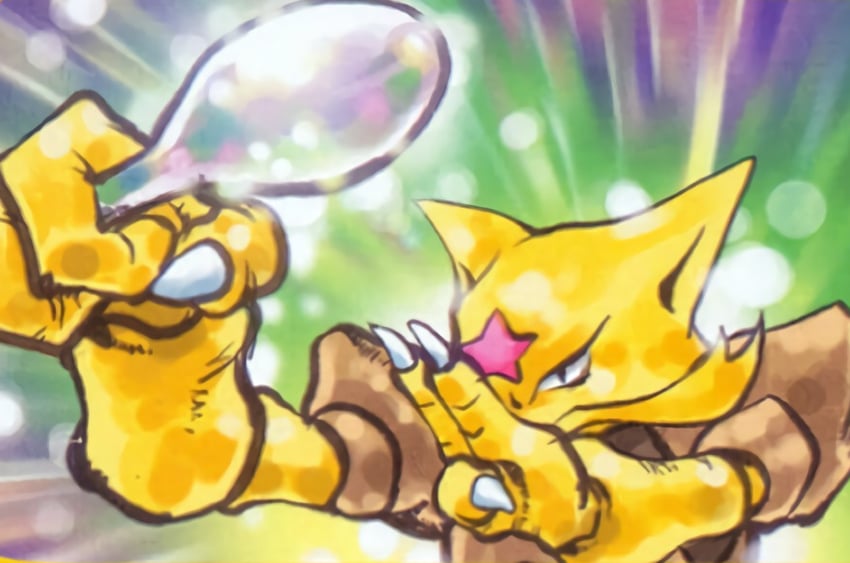 kadabra (pokemon and 1 more) drawn by kusajima_hajime