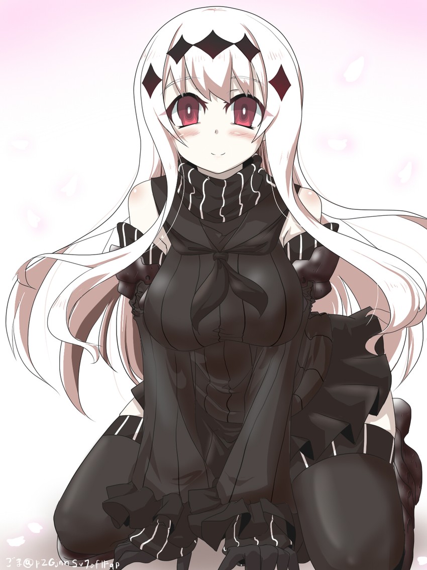 aircraft carrier water oni (kantai collection) drawn by goma_(gomasamune)