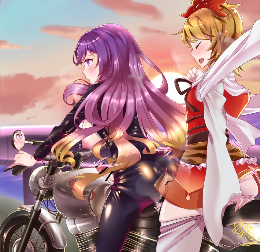hijiri byakuren, toramaru shou, and turbo byakuren (touhou) drawn by amaguri_aniko
