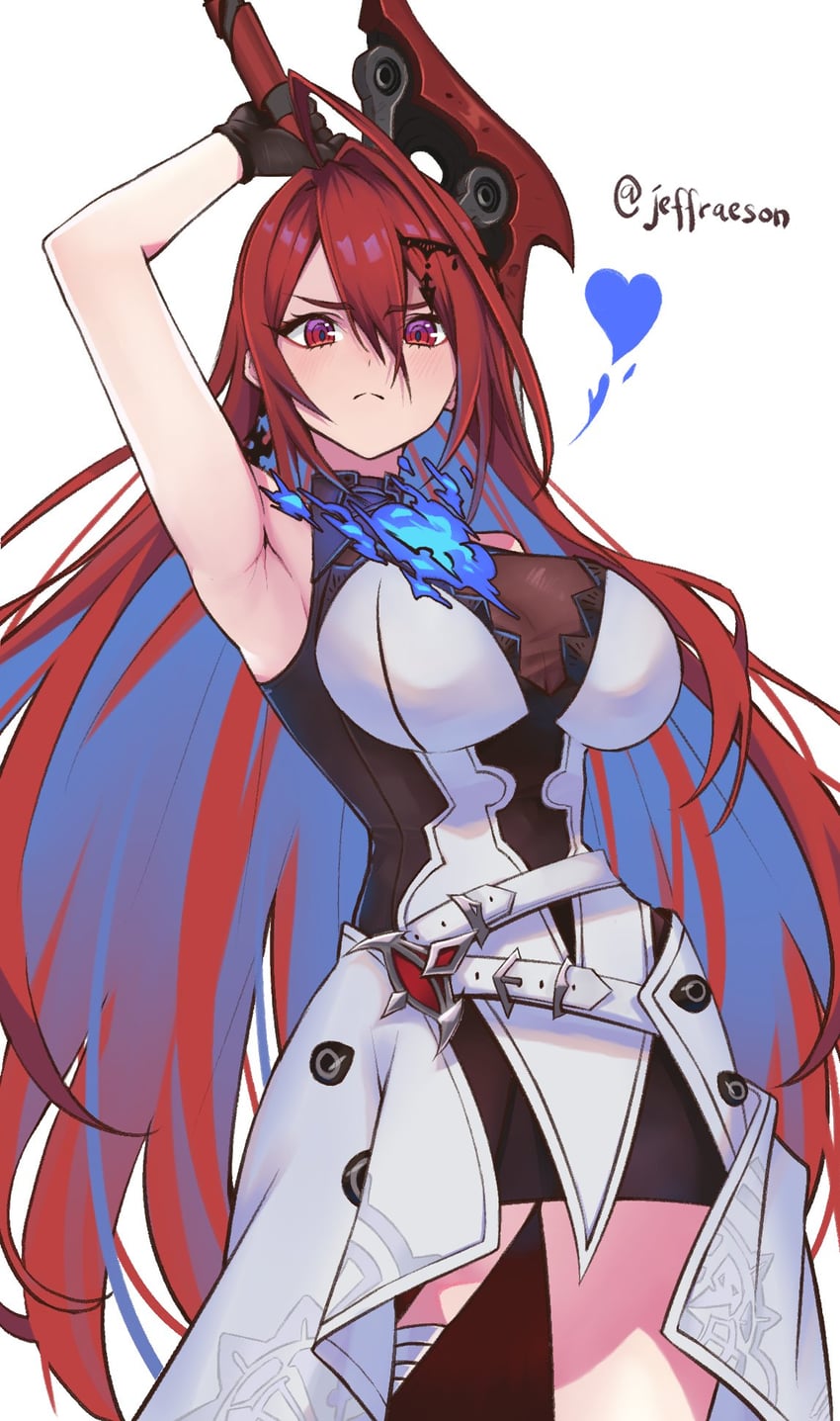 elizabeth rose bloodflame (hololive and 1 more) drawn by jeffraeson