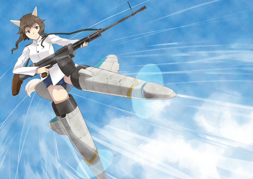 takei junko (world witches series and 1 more) drawn by hamushima