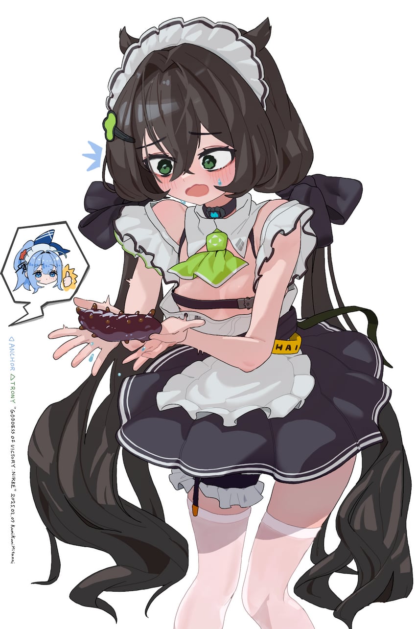 trony and anchor (goddess of victory: nikke) drawn by kunikuni_(kunihiro2005)