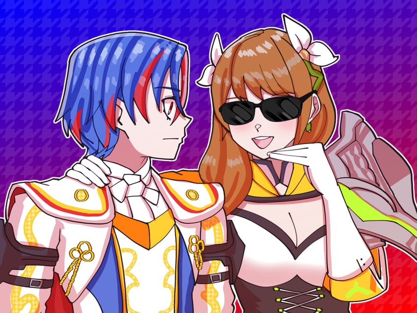 male alear and goldmary (fire emblem and 1 more) drawn by mnejing30