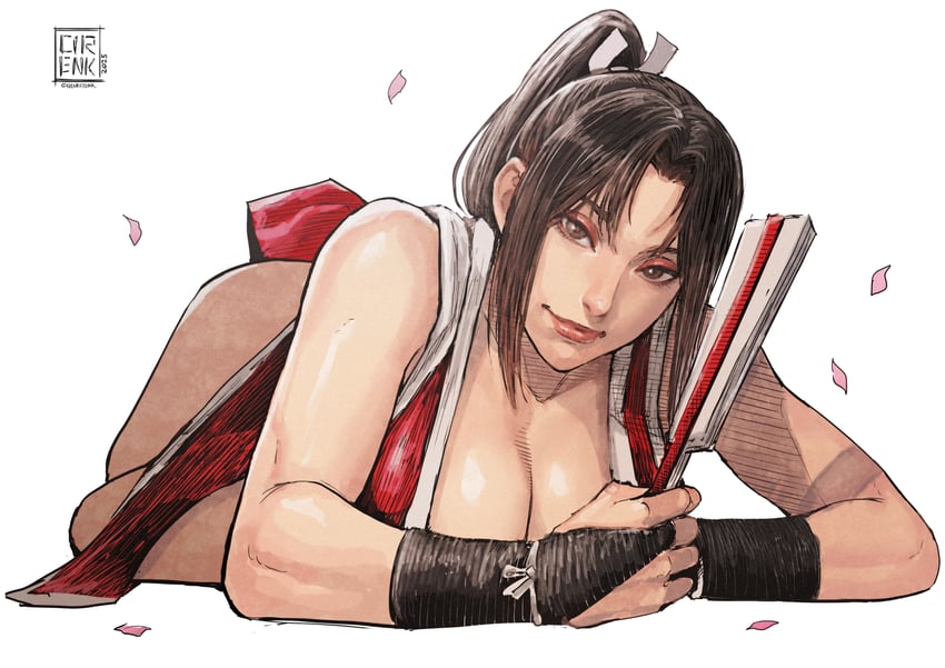 shiranui mai (the king of fighters and 1 more) drawn by cirenk