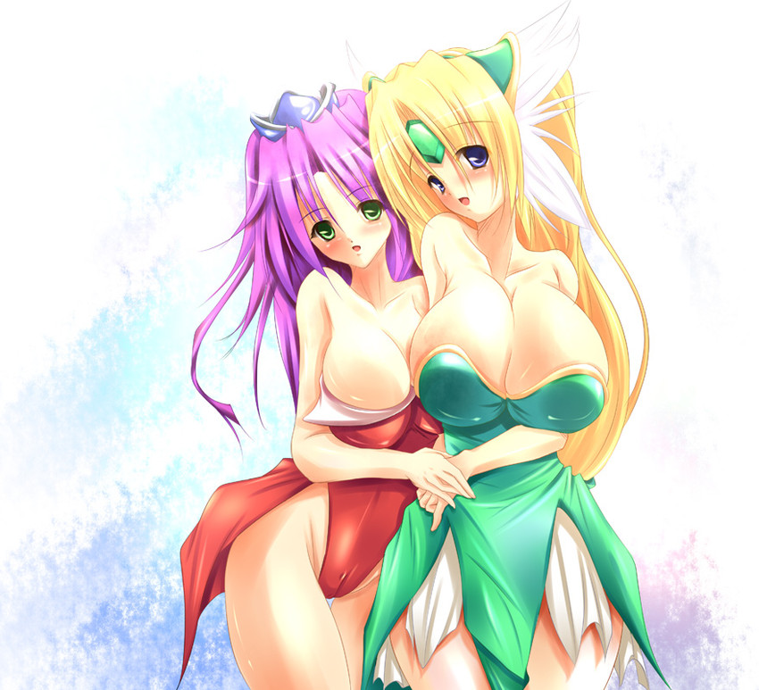 riesz and angela (seiken densetsu and 1 more) drawn by fct