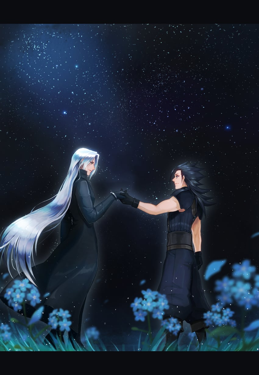 sephiroth and zack fair (final fantasy and 1 more) drawn by ryu_kisaragi