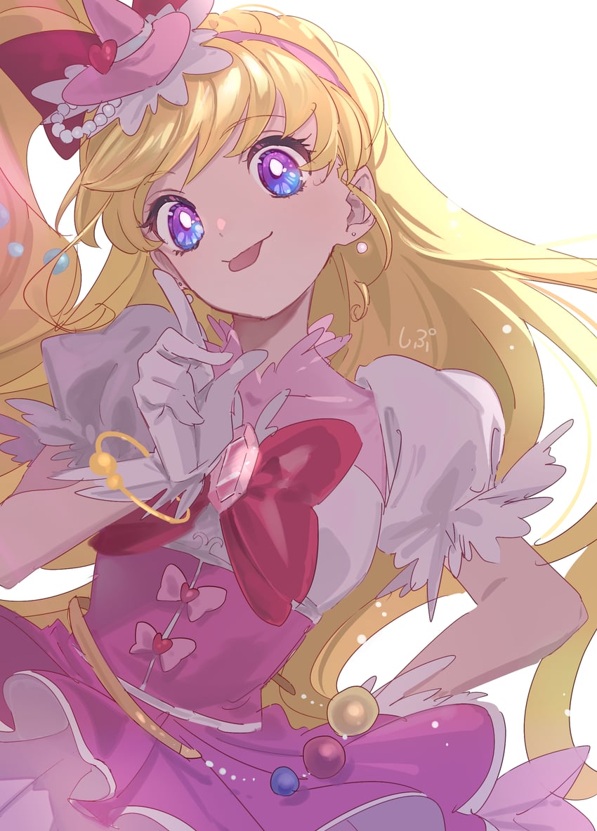 asahina mirai and cure miracle (precure and 1 more) drawn by shipu_(gassyumaron)