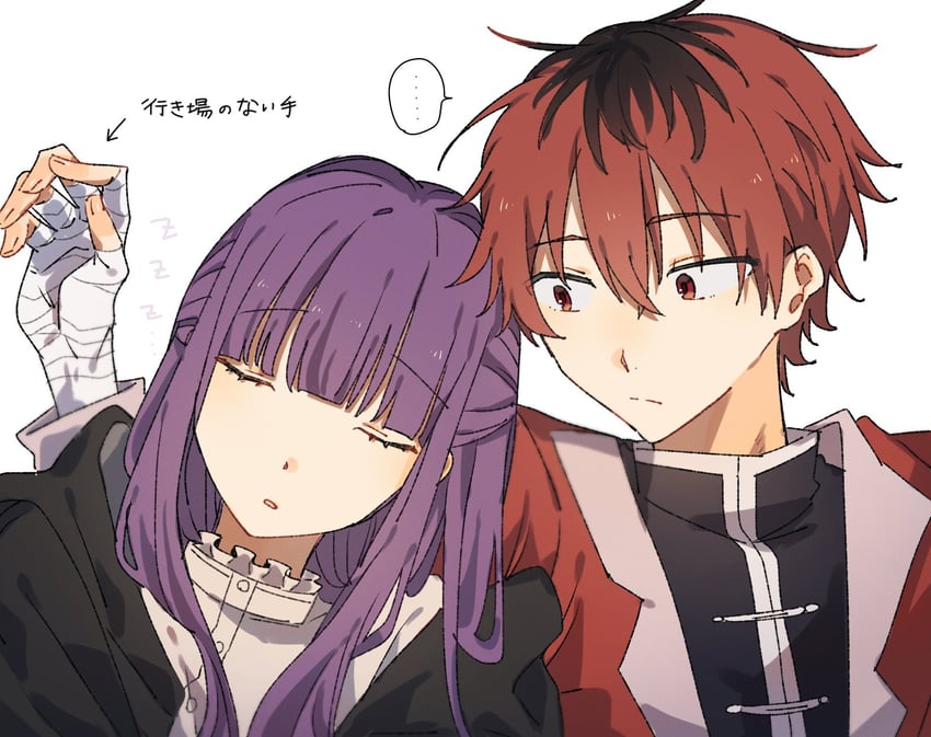 fern and stark (sousou no frieren) drawn by 05_(re_g05)