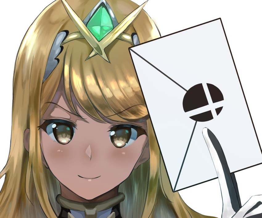 mythra (xenoblade chronicles and 2 more) drawn by nayutayutautau