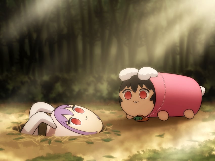 reisen udongein inaba, inaba tewi, and wada don (touhou and 1 more) drawn by shirosato