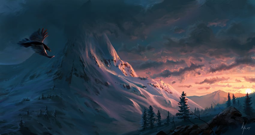 the elder scrolls and 1 more drawn by michal_kus