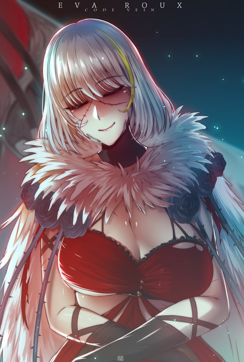 eva roux (code vein) drawn by swordwaltz