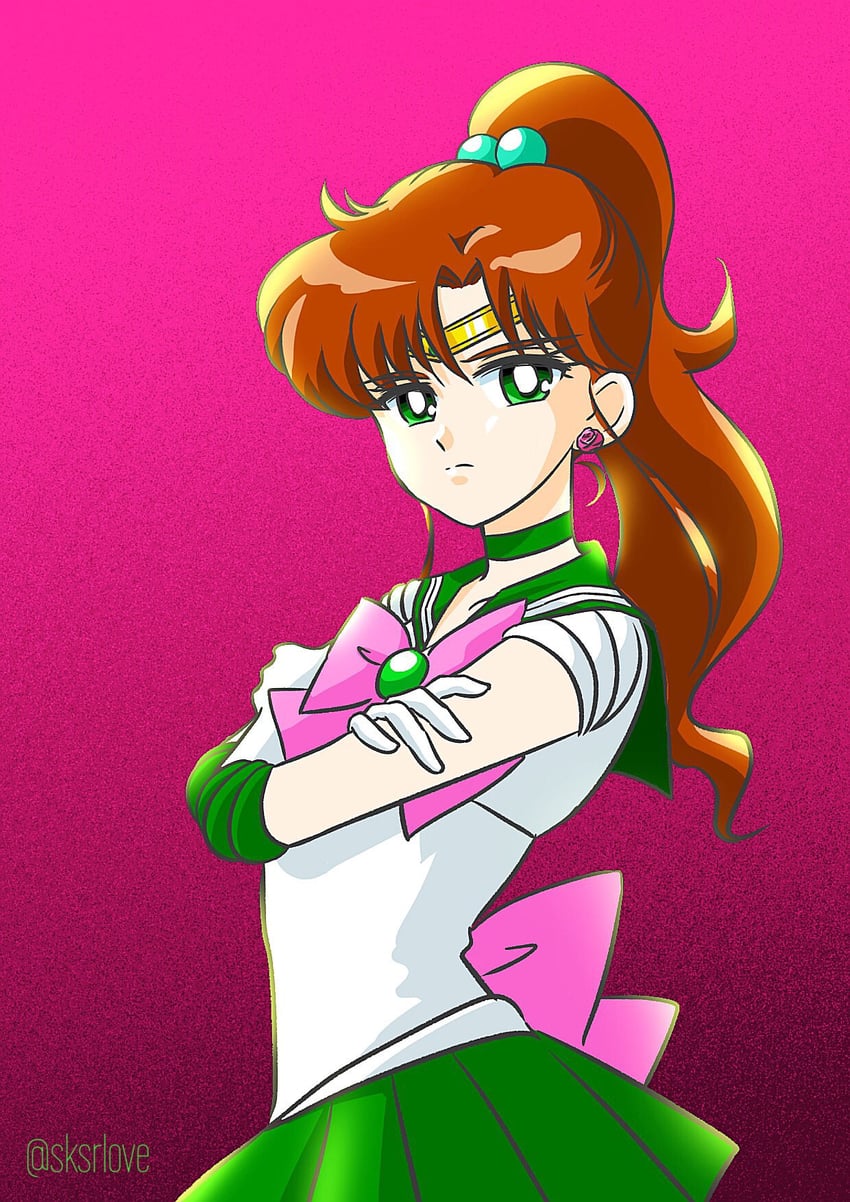 kino makoto and sailor jupiter (bishoujo senshi sailor moon) drawn by sksrlove