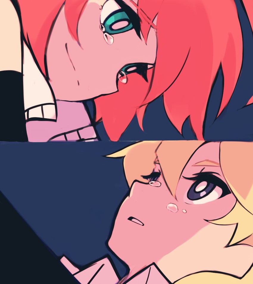 luluco, alpha omega nova, and trigger-chan (panty & stocking with garterbelt and 1 more) drawn by 9_2fc