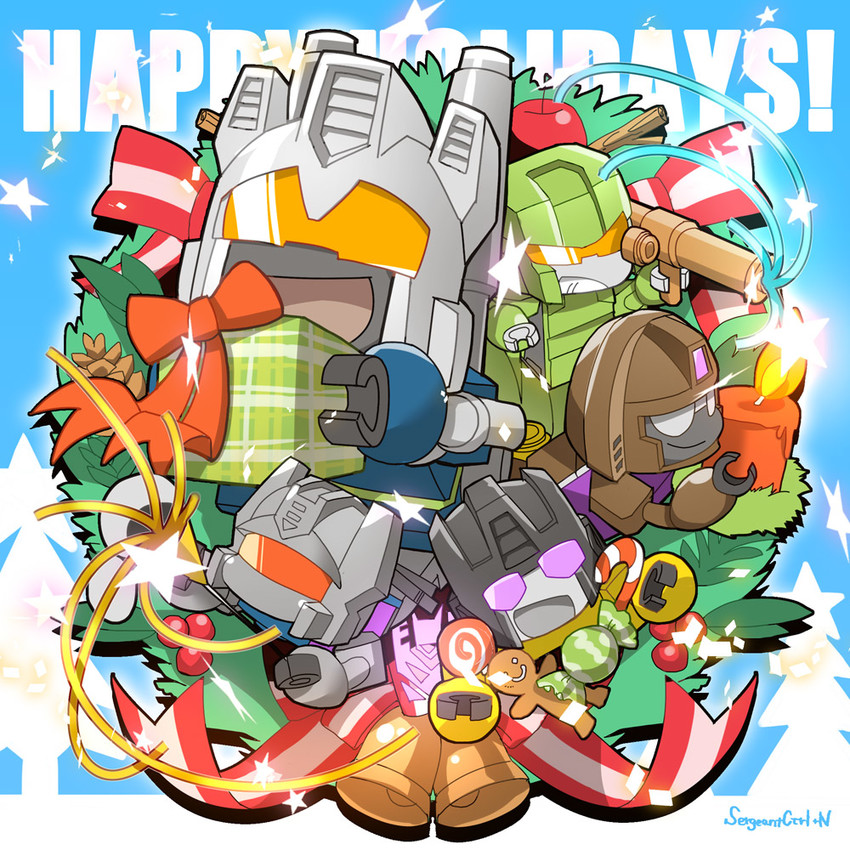 swindle, brawl, onslaught, vortex, and blast off (transformers and 1 more) drawn by sergeantctrln