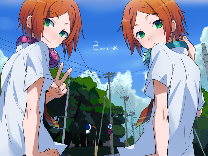 aoi hinata and aoi yuta (ensemble stars!) drawn by gutn