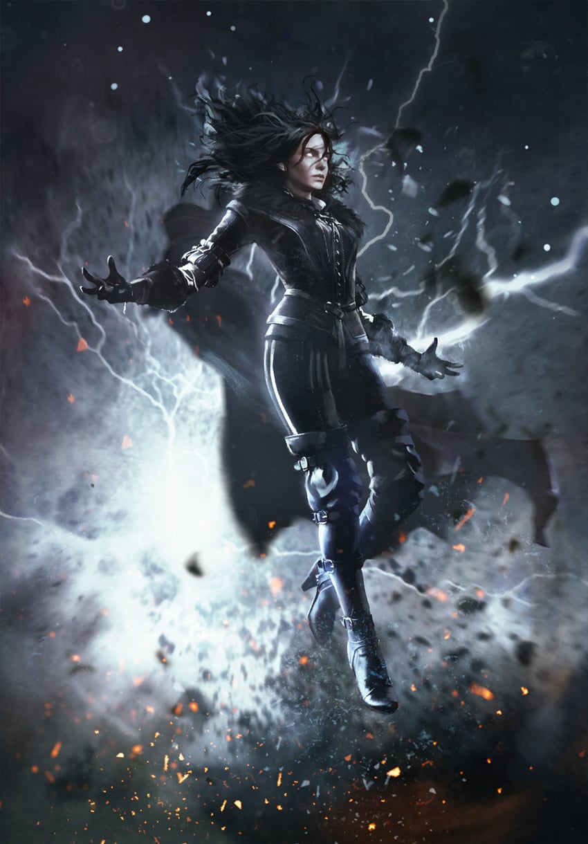 yennefer of vengerberg (the witcher and 2 more) drawn by marek_madej
