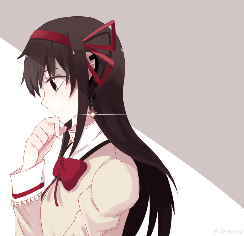akemi homura (mahou shoujo madoka magica and 1 more) drawn by claymore1998