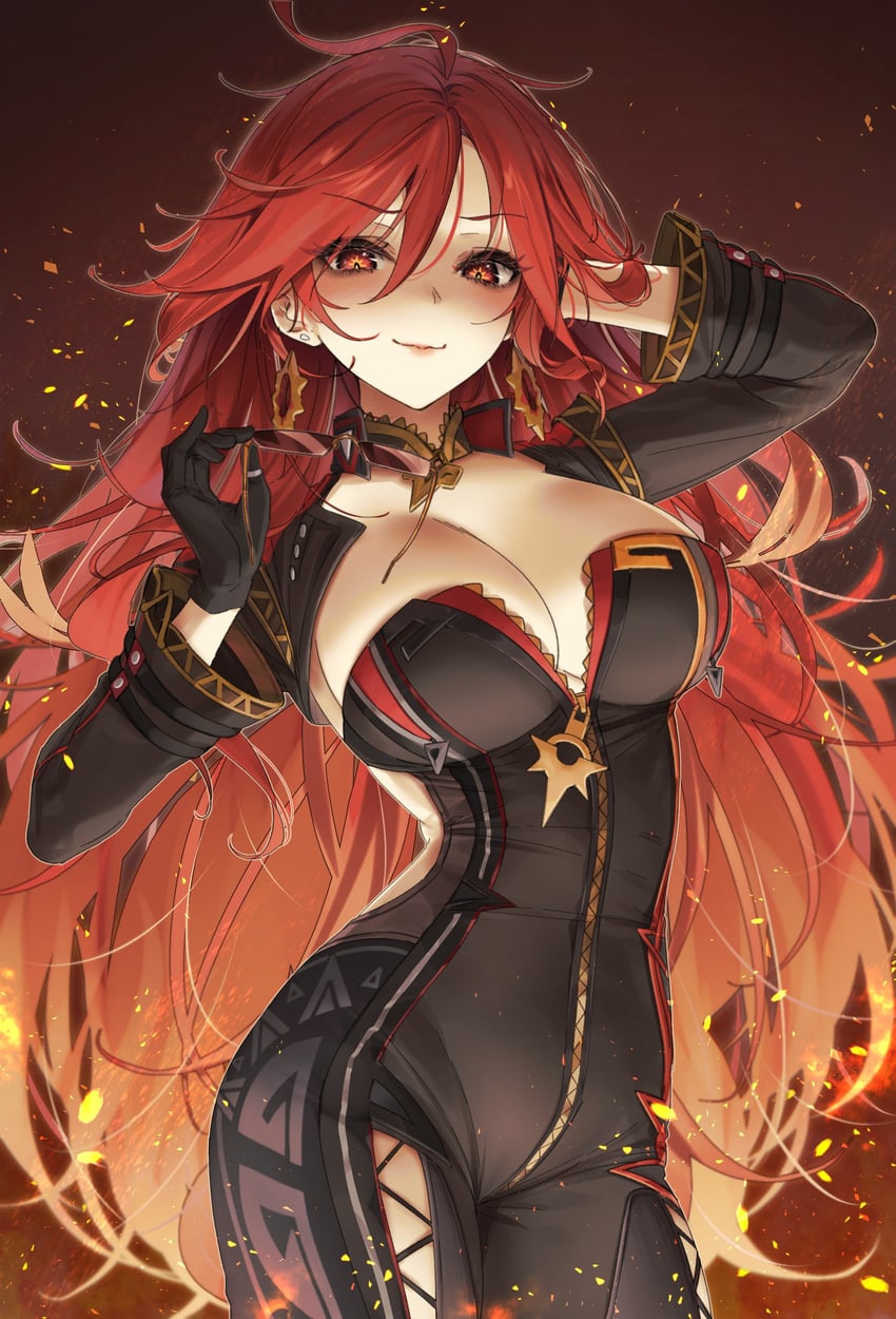 mavuika (genshin impact) drawn by wet.elephant