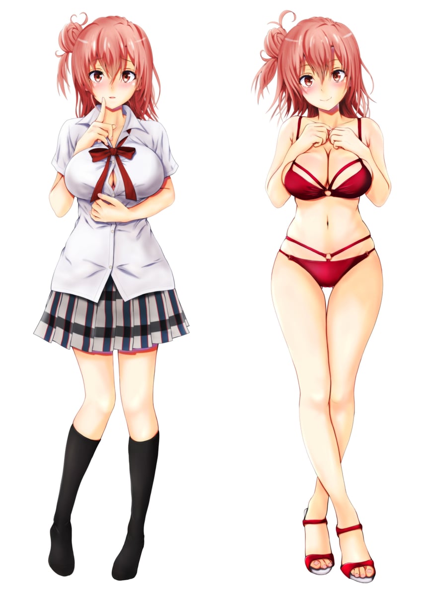 yuigahama yui (yahari ore no seishun lovecome wa machigatteiru.) drawn by ritsumama_2013