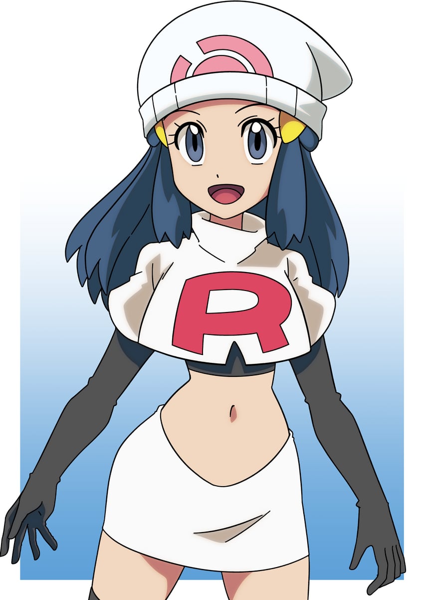 dawn and jessie (pokemon and 1 more) drawn by hainchu