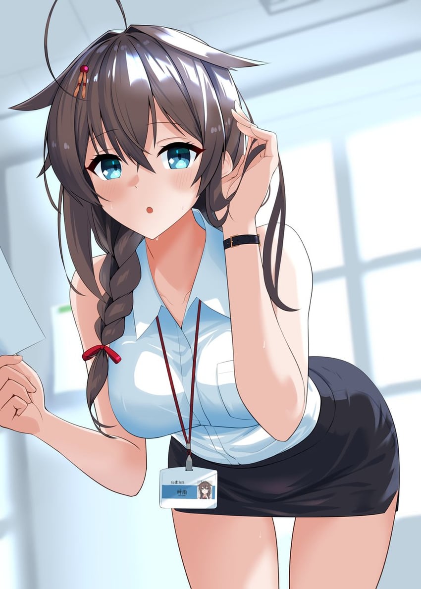 shigure and shigure kai san (kantai collection) drawn by shiba_(zudha)