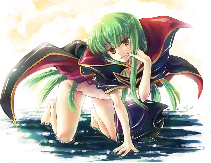 c.c. and zero (code geass) drawn by nekou_izuru