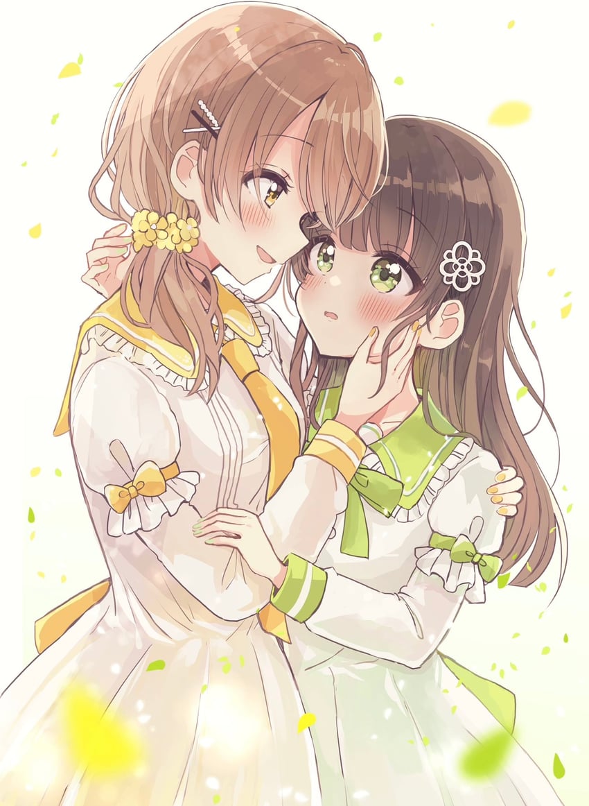 okamoto natsuhi and higuchi kaede (swing!!) drawn by sakura_oriko