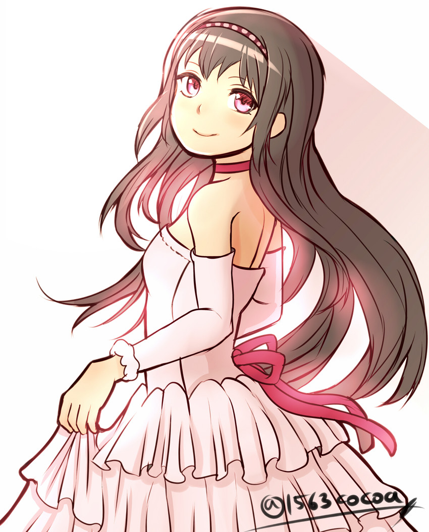 akemi homura (mahou shoujo madoka magica) drawn by kiiro_(cocoa080)