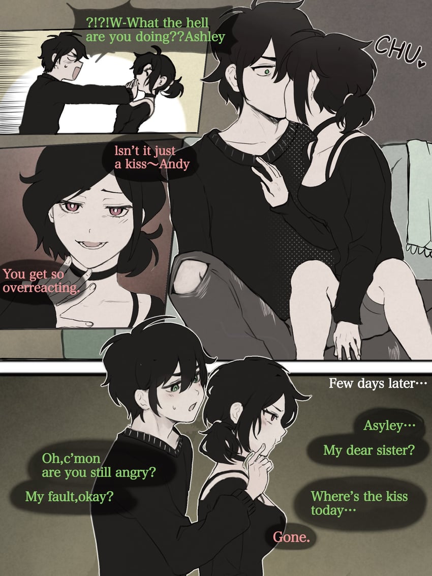 ashley graves and andrew graves (the coffin of andy and leyley) drawn by jj1105