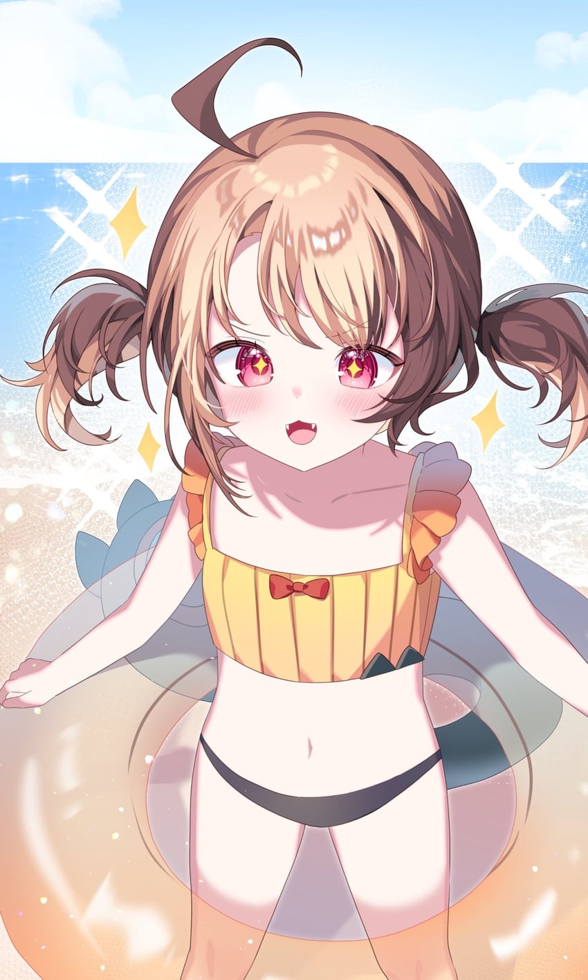 gigi murin (hololive and 1 more) drawn by kio_is_here