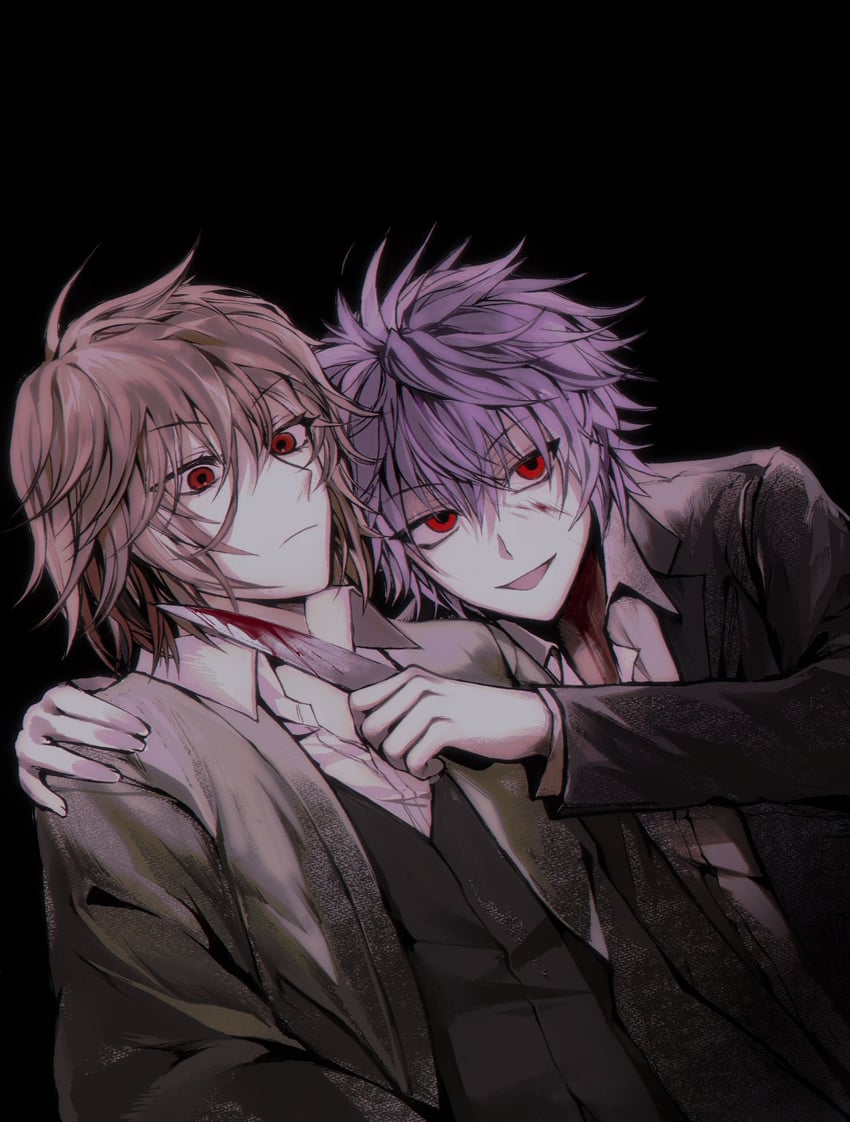 theodore riddle and harada mutei (saibou shinkyoku) drawn by cherry_(sp_gkdla)
