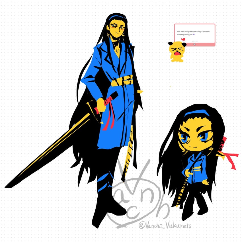 iori (project moon and 2 more) drawn by vancho_vakurets