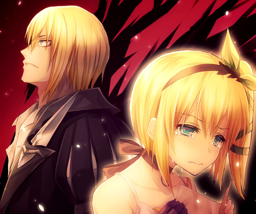 edna and eizen (tales of and 2 more) drawn by natsuki_yuka