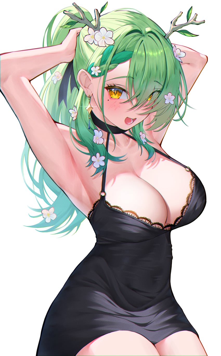 ceres fauna (hololive and 1 more) drawn by himeliofon