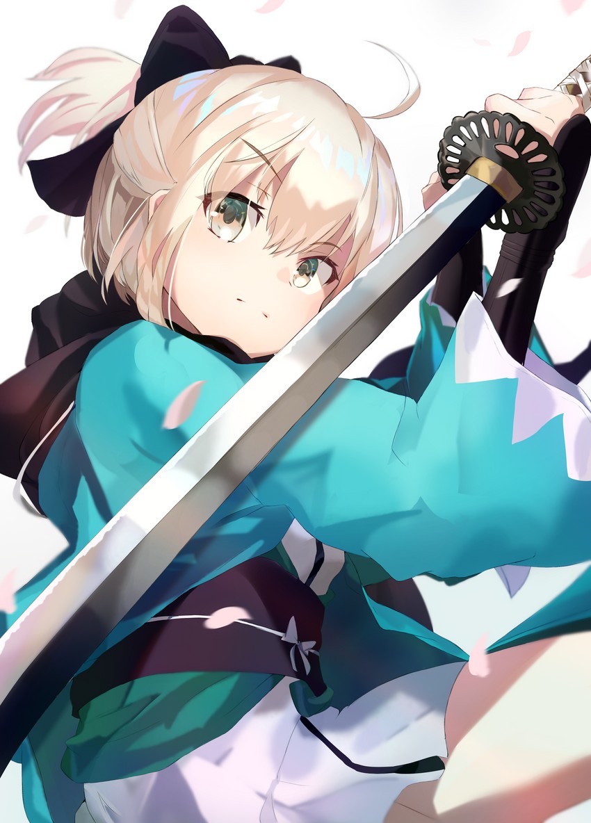 okita souji (fate and 2 more) drawn by same_(sendai623)