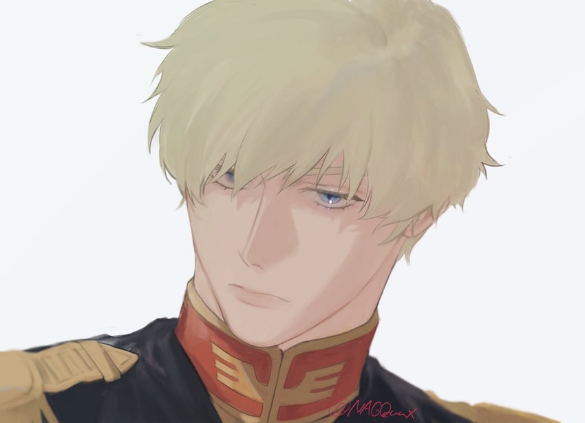 char aznable and shirouzu (gundam and 1 more) drawn by nagquux